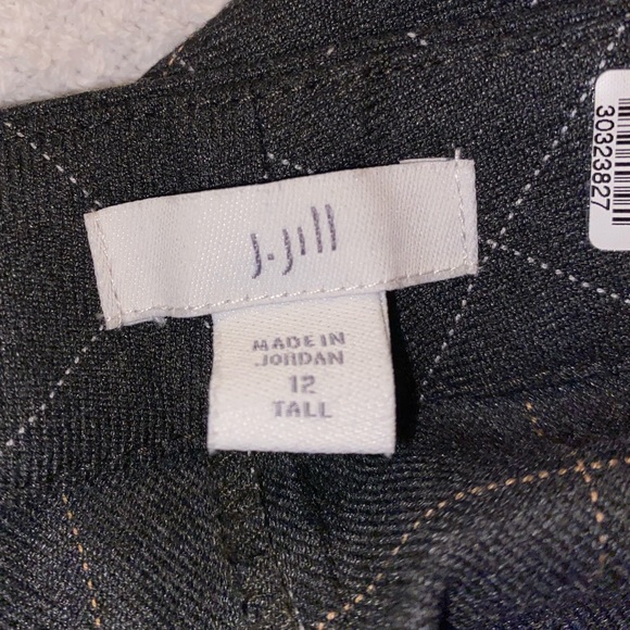 Jjill grey wool-style slacks 12 Tall - Picture 2 of 4